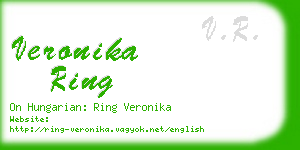 veronika ring business card